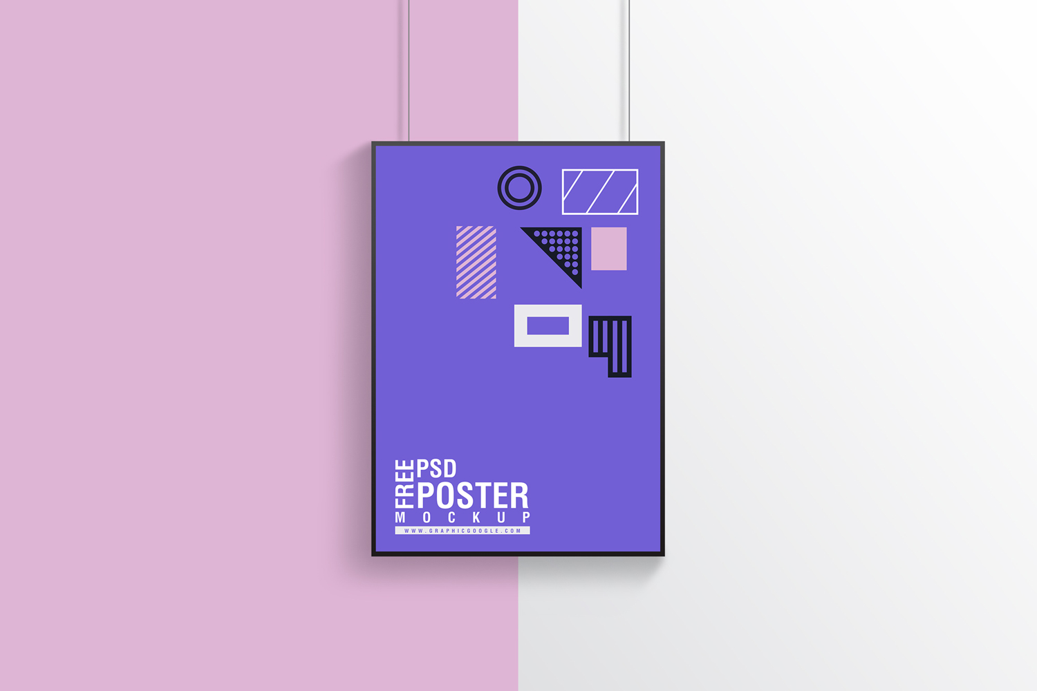 Free-PSD-Poster-Frame-Mockup