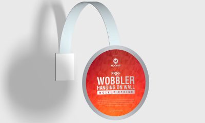 Free-Wobbler-Hanging-on-Wall-Mockup-PSD