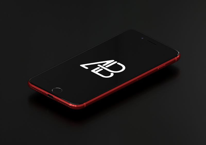 Red-iPhone-7-Plus-Mockup