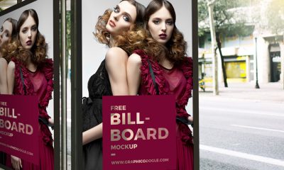 Bus-Stop-Billboard-Mockup-2018-For-Branding-&-Advertisement