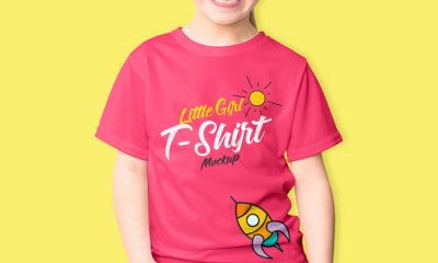Free-Smiling-Little-Girl-T-Shirt-Mockup-PSD-2018-300