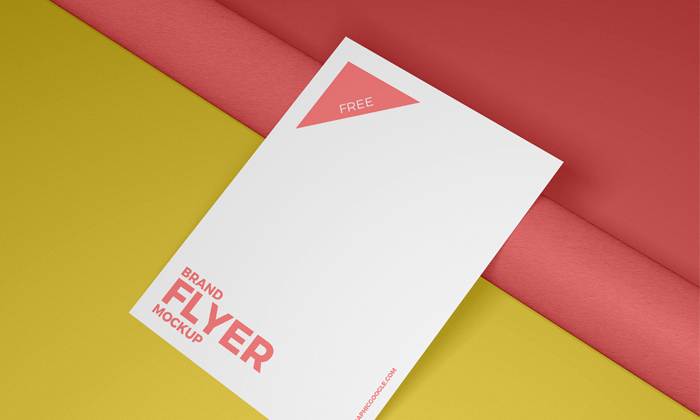 Free PSD Branding Flyer Mockup For Designers - Mockup Planet