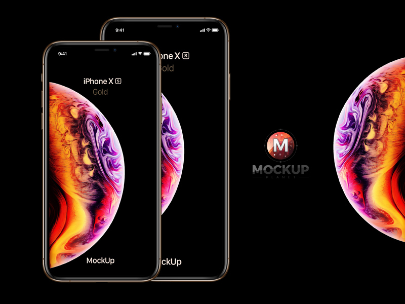 Free-Gold-iPhone-Xs-Mockup-PSD-2018