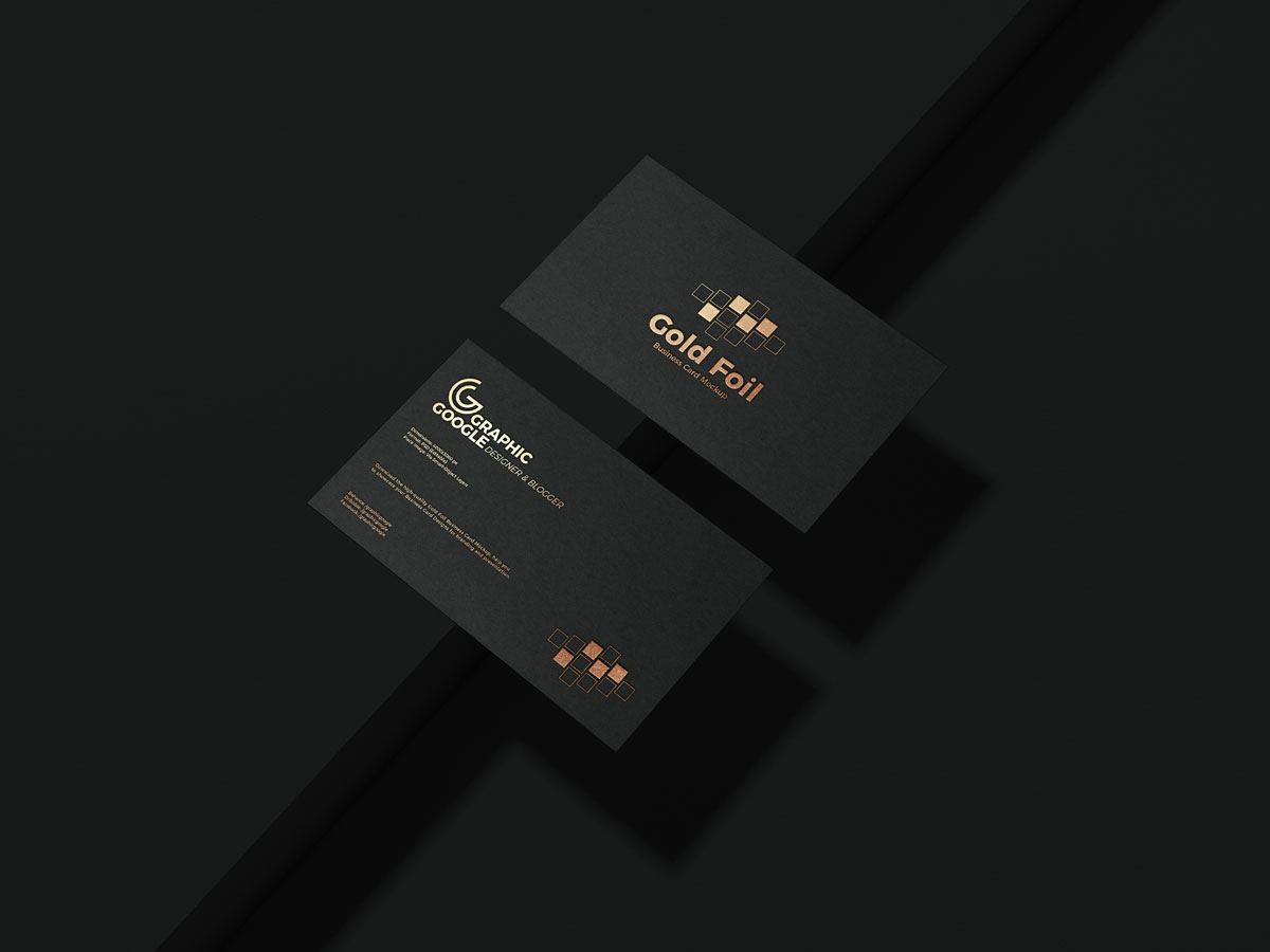 Free-Gold-Foil-Business-Card-Mockup-Design