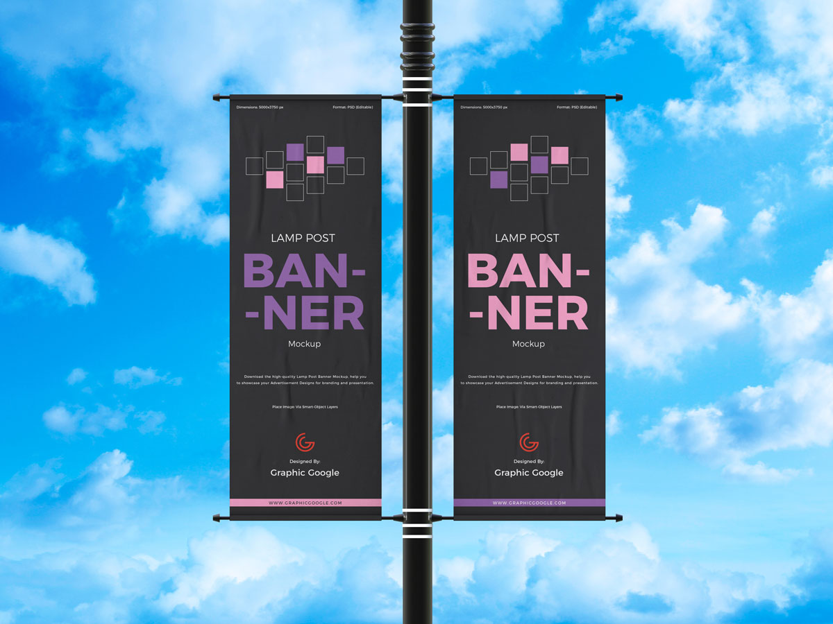 Free-Advertisement-Lamp-Post-Banner-Mockup-Design