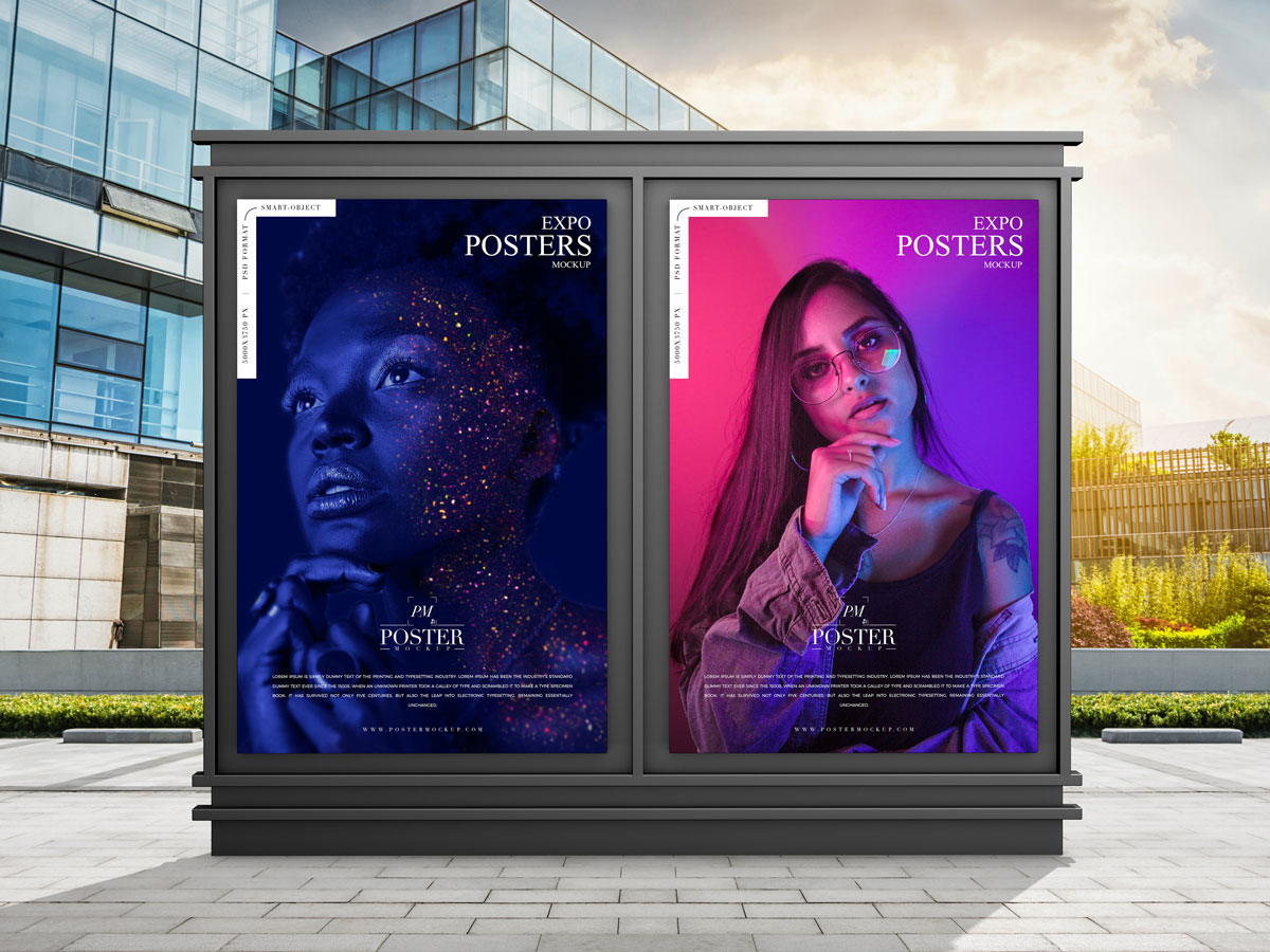 Free-Outdoor-Expo-Branding-Posters-Mockup-Design