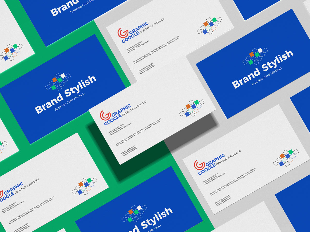 Free-Stylish-Grid-Business-Card-Mockup-Design