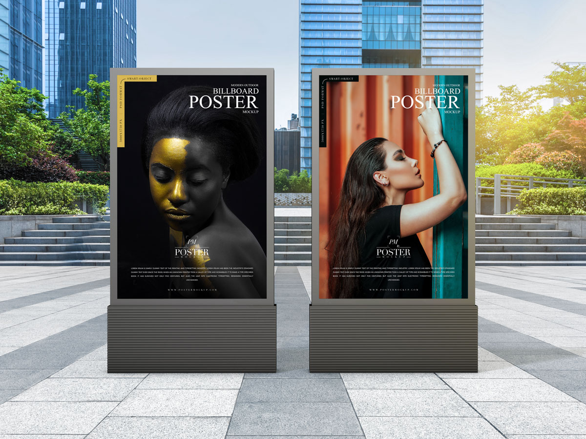 Free-Billboard-Poster-Mockup-Design-For-Outdoor-Advertisement