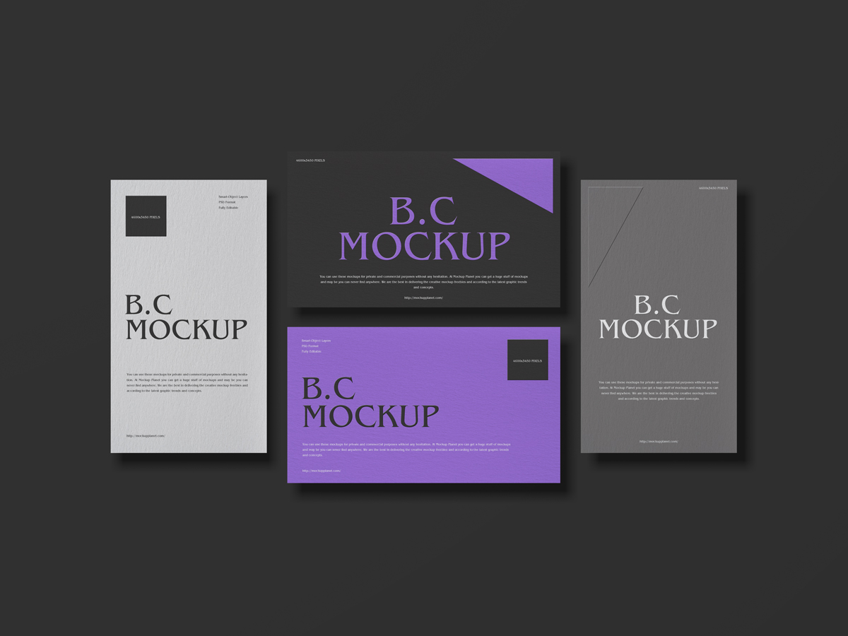 Free-Top-View-Brand-Business-Card-Mockup-Design-1