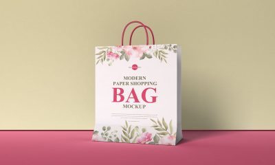Free-Packaging-Paper-Shopping-Bag-Mockup-Design