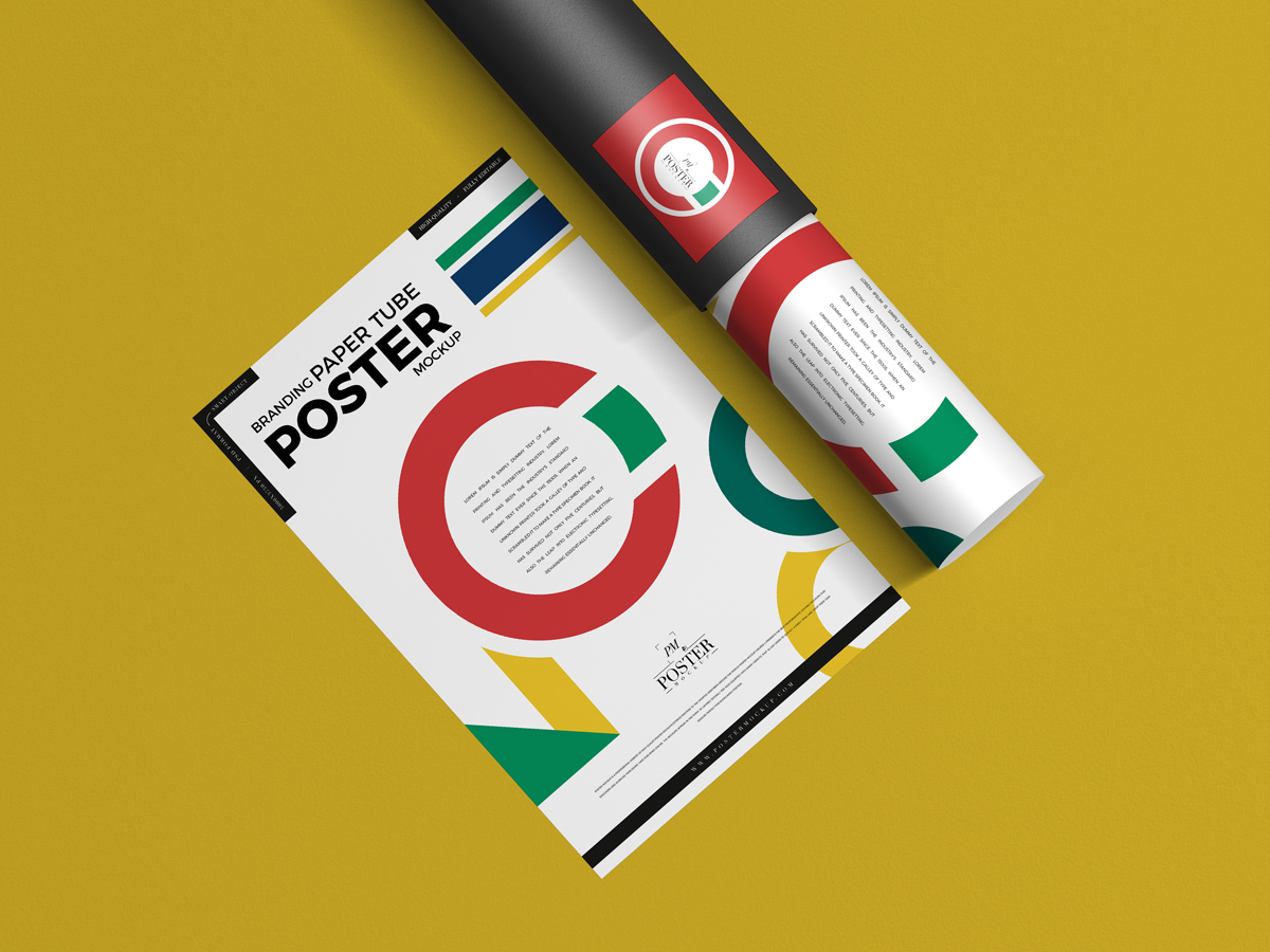 Free-PSD-Brand-Paper-Tube-Poster-Mockup-Design