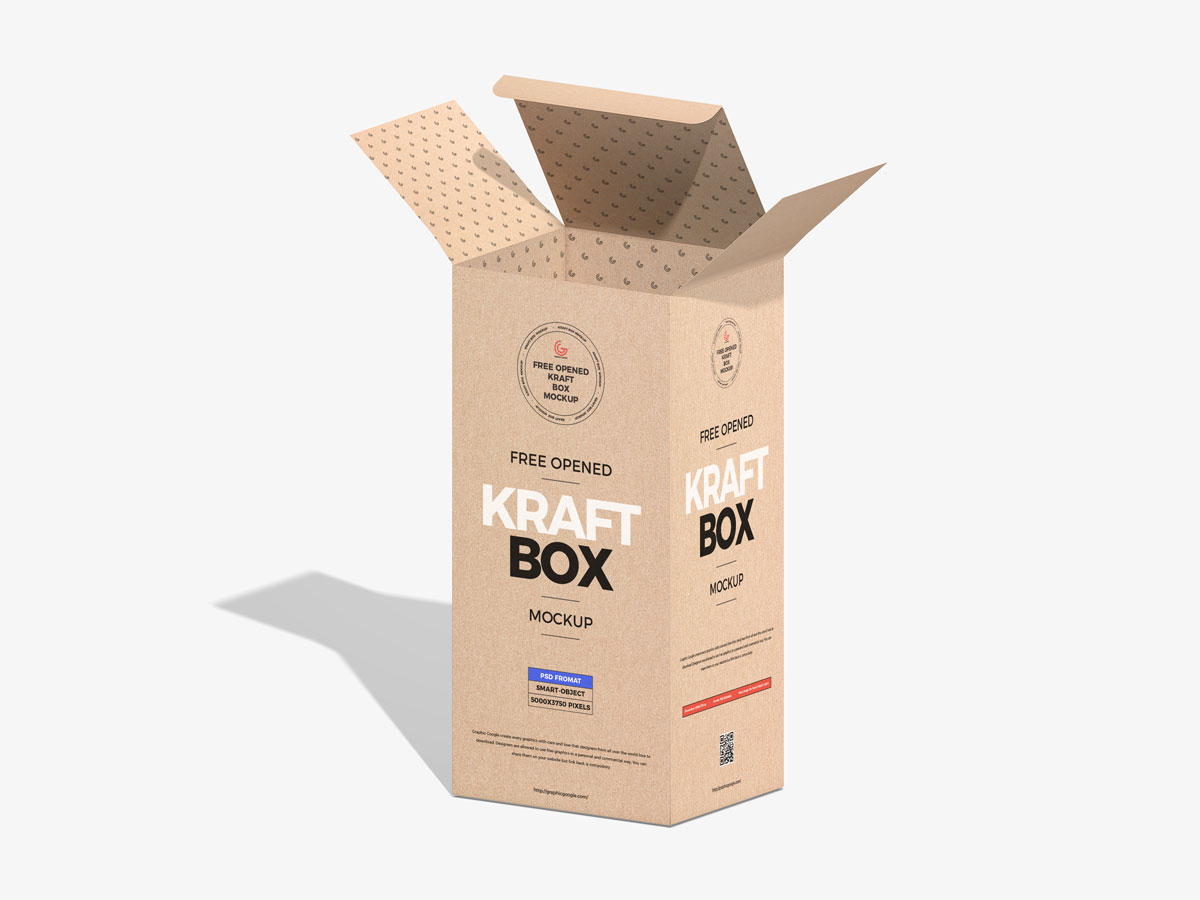 Download Free Packaging Craft Open Box Mockup Design Mockup Planet PSD Mockup Templates