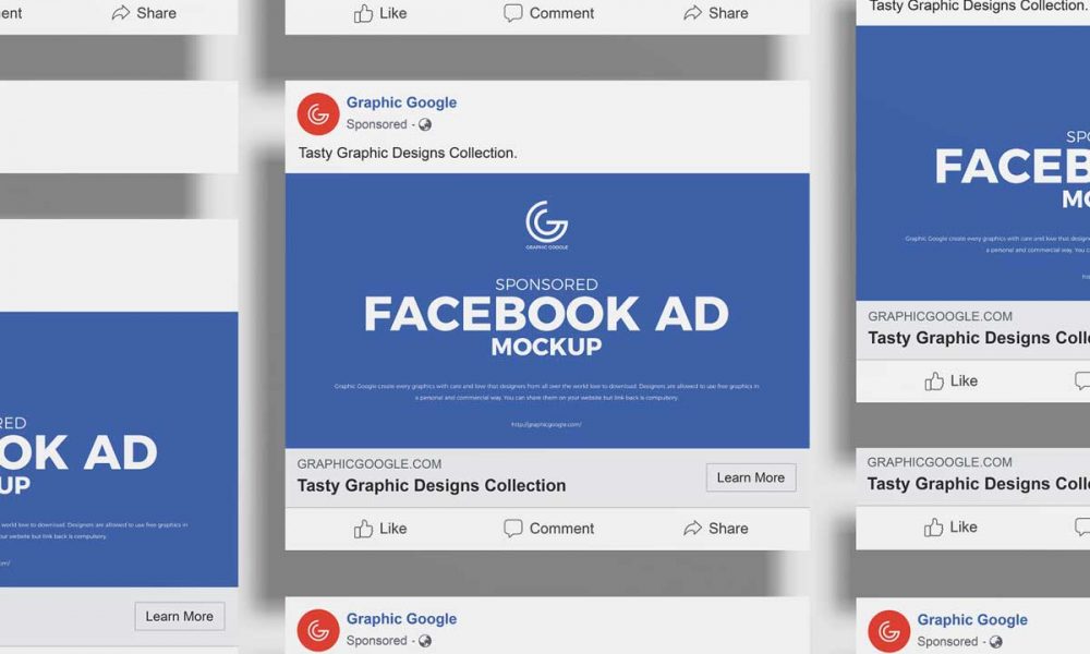 Free Facebook Ad Mockup Design Mockup Planet