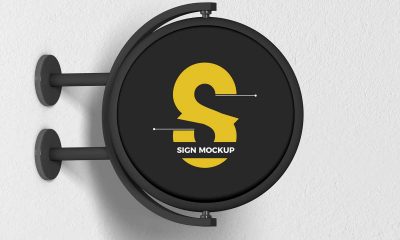 Free-Round-Sign-Mockup-Design