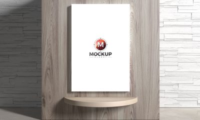 Free-Wooden-Wall-Poster-Mockup-Design