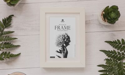 Free-Botanical-Frame-Mockup-Design