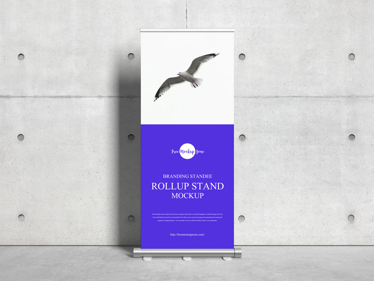Free-Advertising-Roll-Up-Standee-Mockup-Design