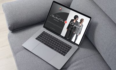 Free-MacBook-Pro-Placing-on-Sofa-Mockup-Design
