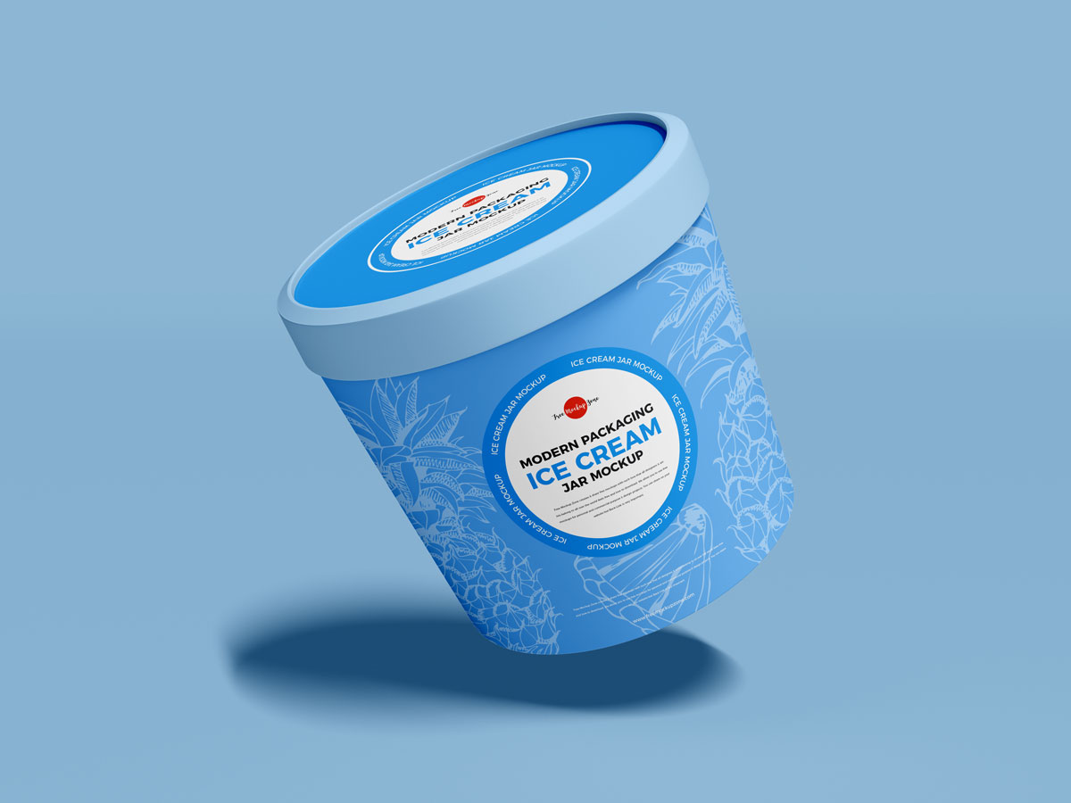 Free-Floating-Ice-Cream-Jar-Packaging-Mockup-Design
