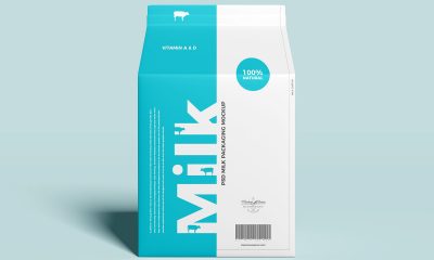 Free-Front-View-Milk-Carton-Packaging-Mockup-Design