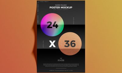 Free-Top-View-Folded-Paper-24x36-Inches-Poster-Mockup-Design
