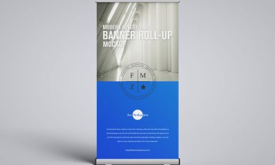 Free-Front-View-Roll-Up-Banner-Mockup-Design