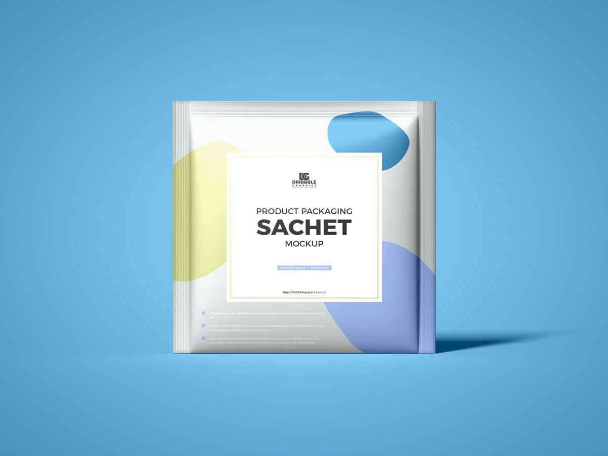 Free-Front-View-Square-Sachet-Packaging-Mockup-Design