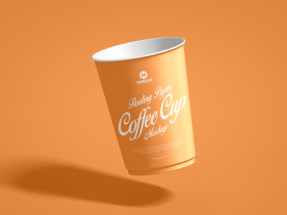 Free-Floating-Paper-Coffee-Cup-Mockup-Design