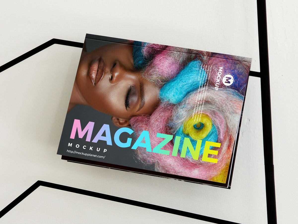 Free-Display-Magazine-Mockup-Design