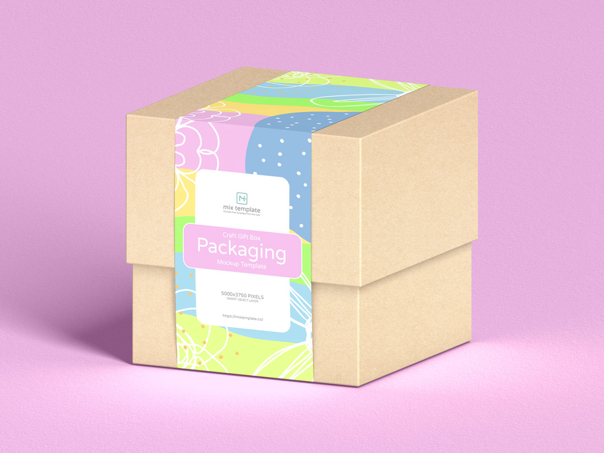 Free-Fabulous-Craft-Gift-Box-Mockup-Design