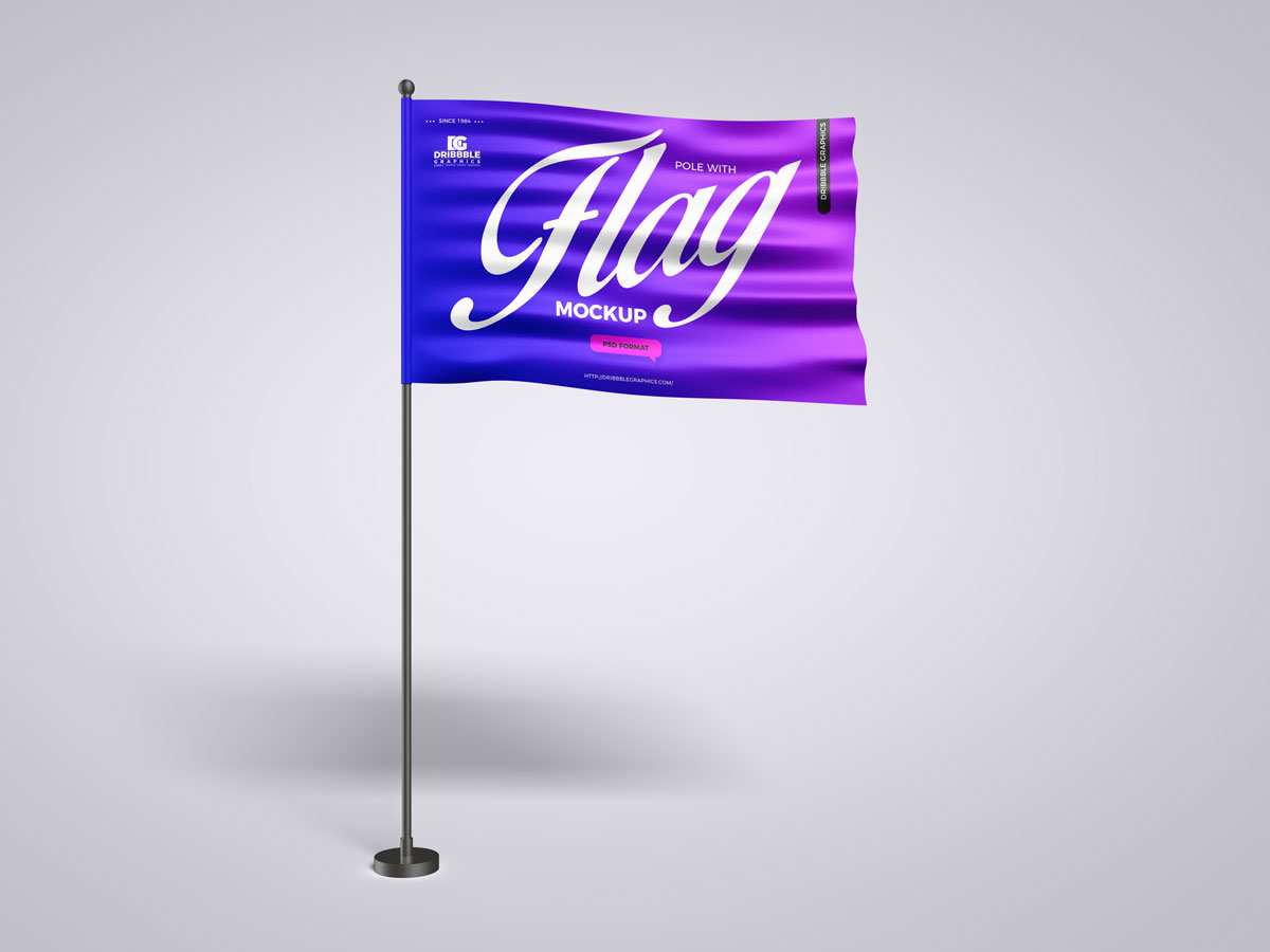 Free-Branding-Flag-Mockup-Design