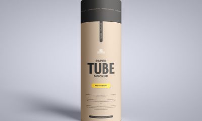 Free-Front-View-Branding-Paper-Tube-Mockup-Design