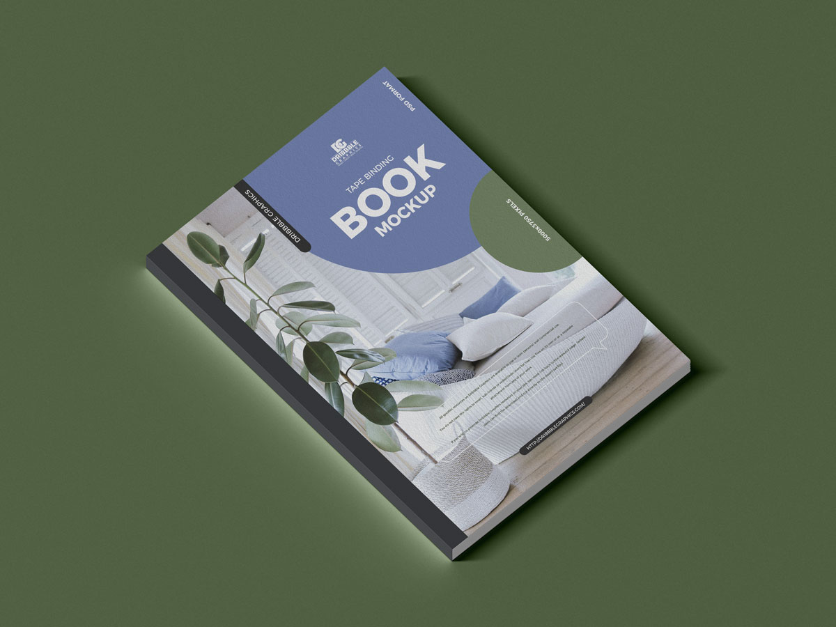 Free-A4-Tape-Binding-Book-Mockup-Design