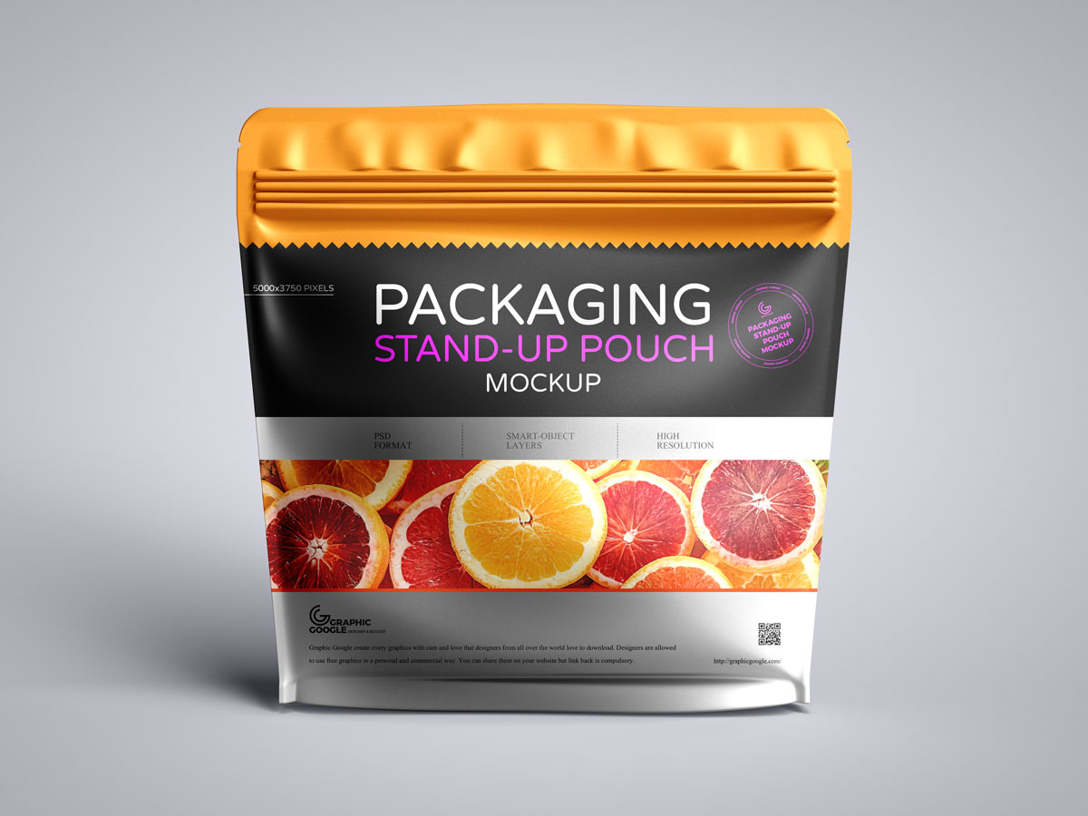 Free-Front-View-Product-Pouch-Packaging-Mockup-Design
