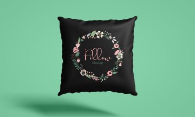 Free-Front-View-Square-Pillow-Mockup-Design