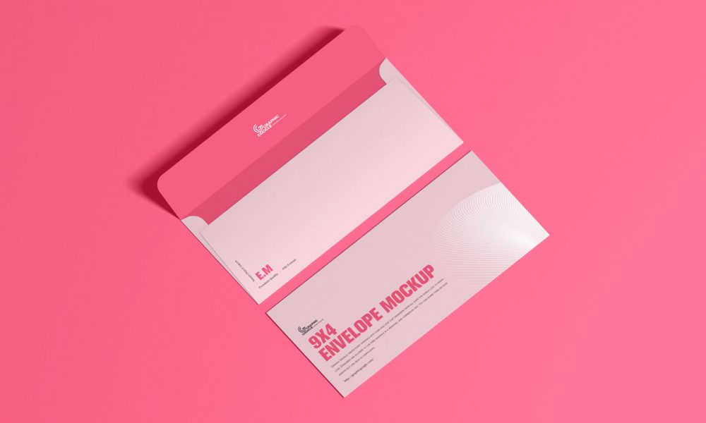 Free Premium Branding Envelope Mockup Design Mockup Planet