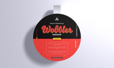 Free-Front-View-Wobbler-Mockup-Design