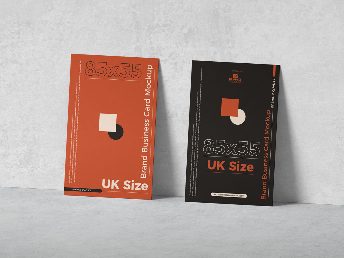 Free-Stand-Up-UK-Size-Business-Card-Mockup-Design