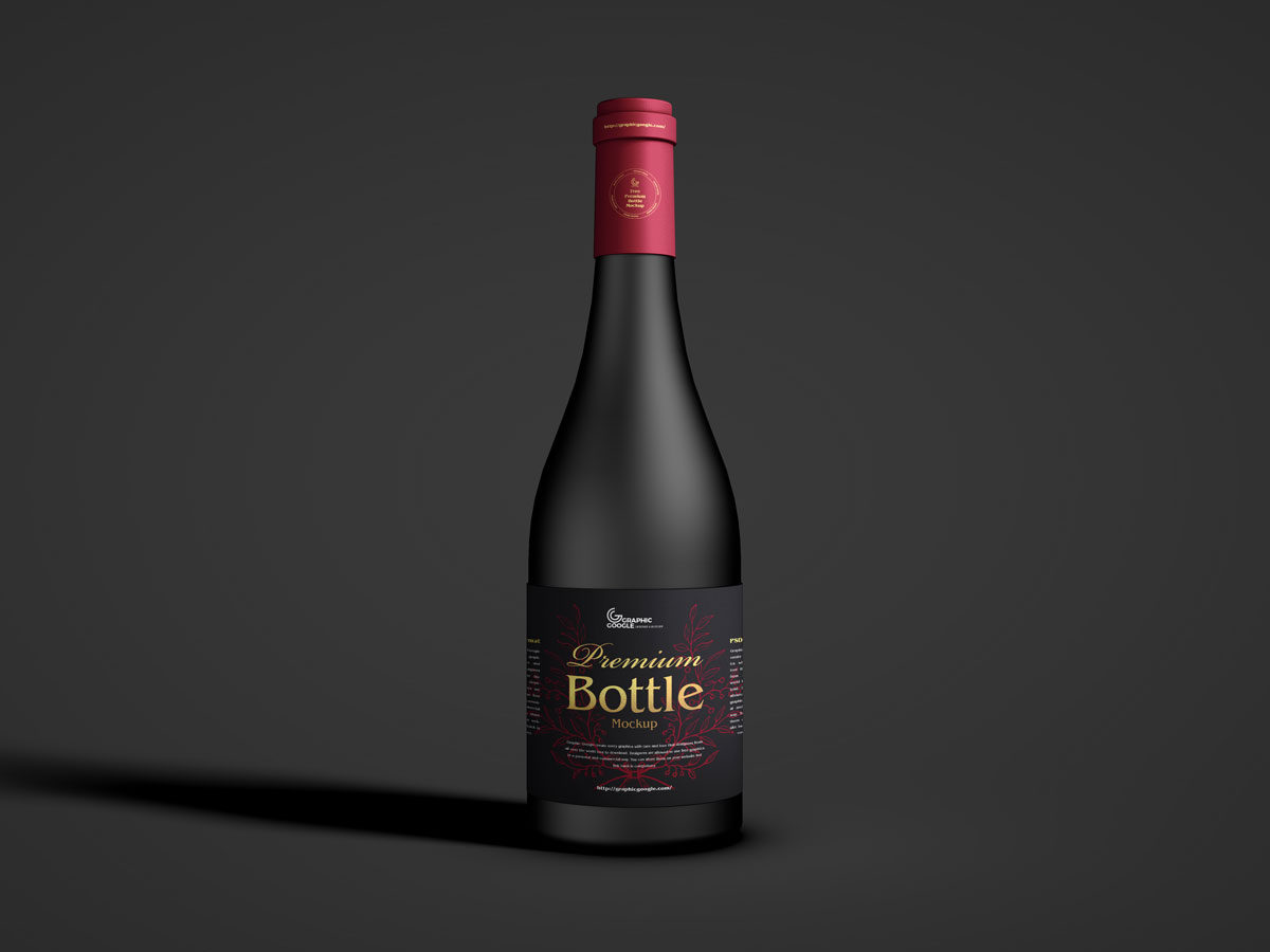 Free-Front-View-Premium-Bottle-Mockup-Design