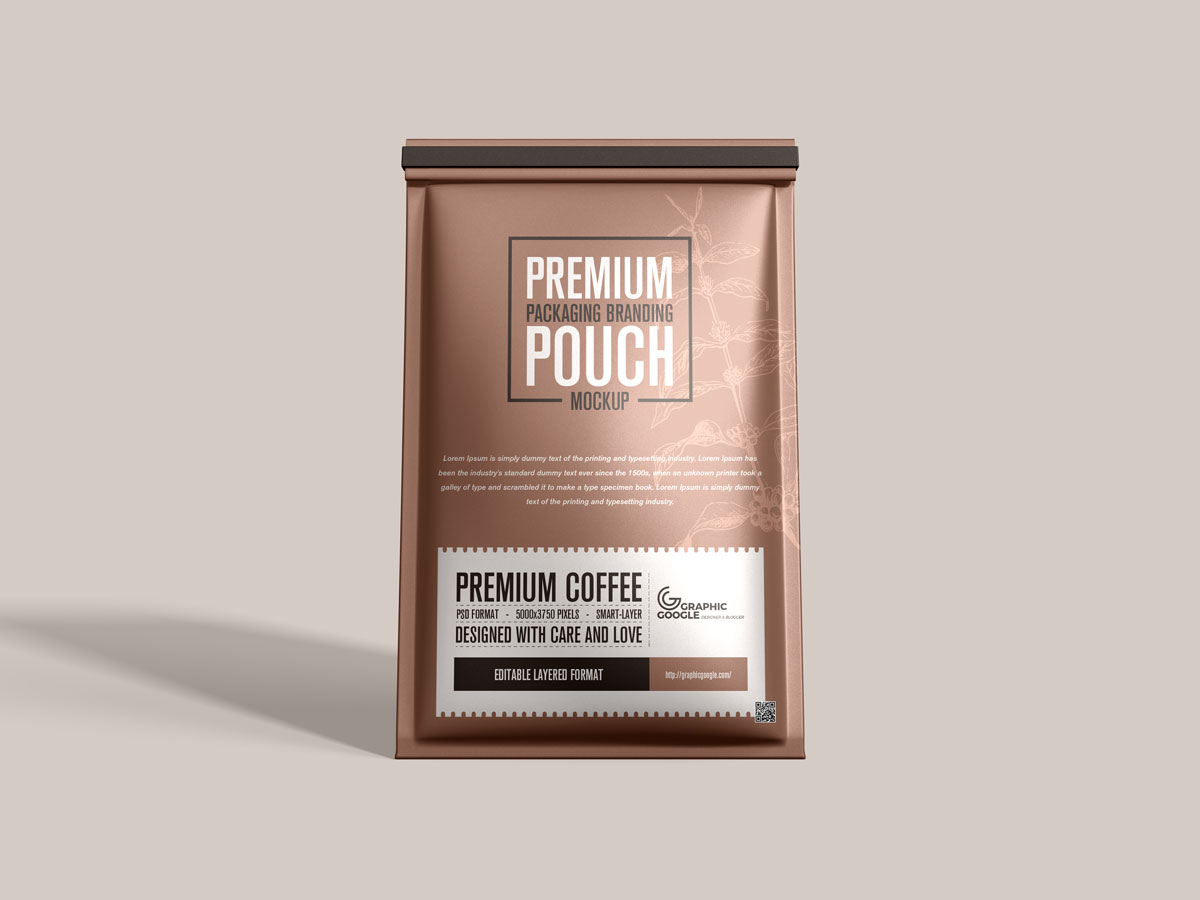 Free-Front-View-Pouch-Packaging-Mockup-Design