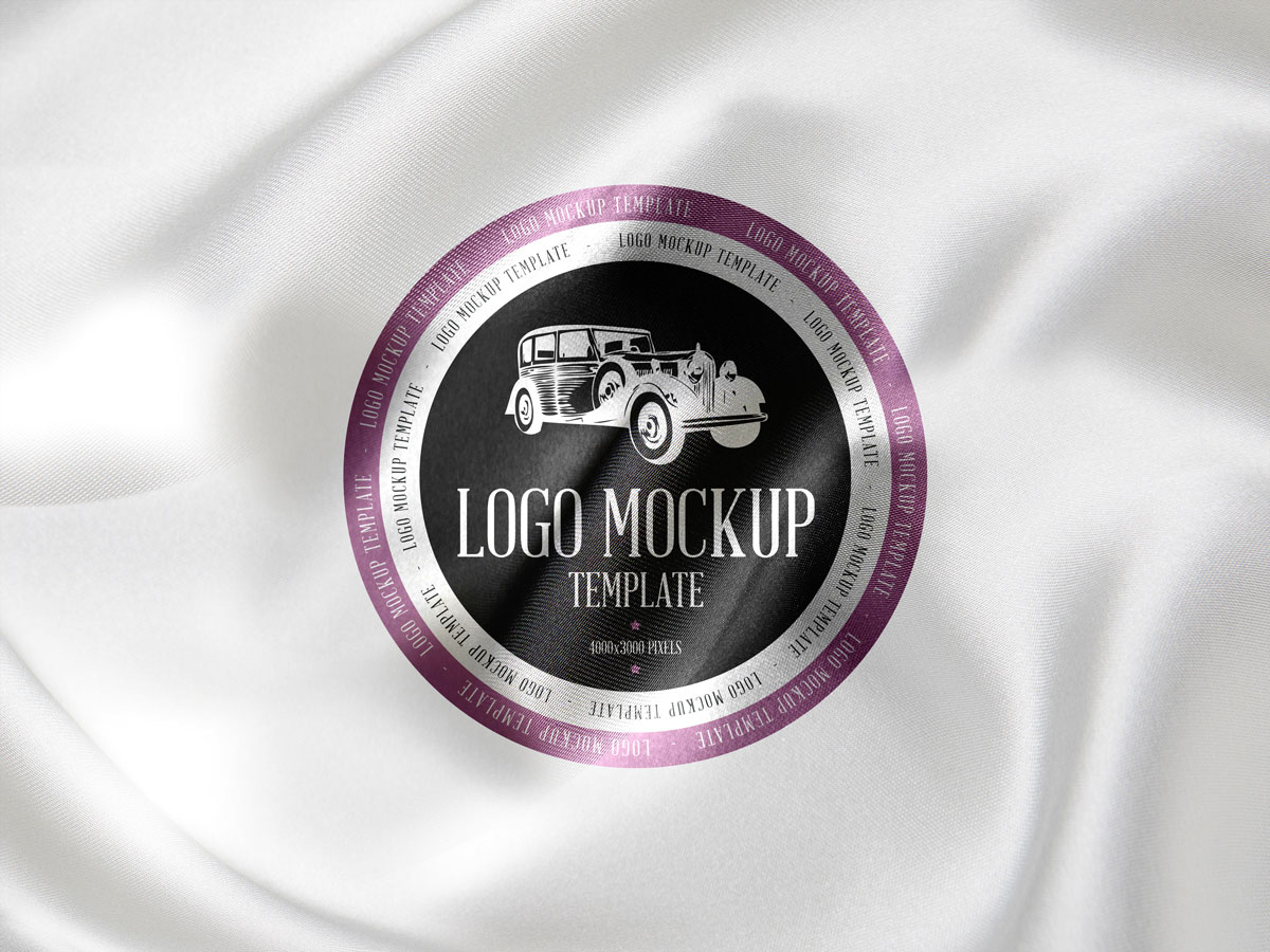 Free-Fabric-Logo-Mockup-Design