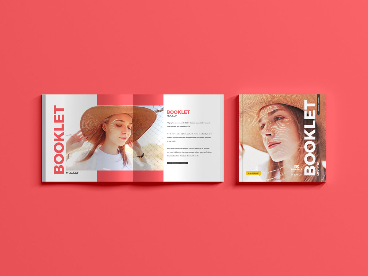 Free-Fabulous-Square-Shape-Booklet-Mockup-Design