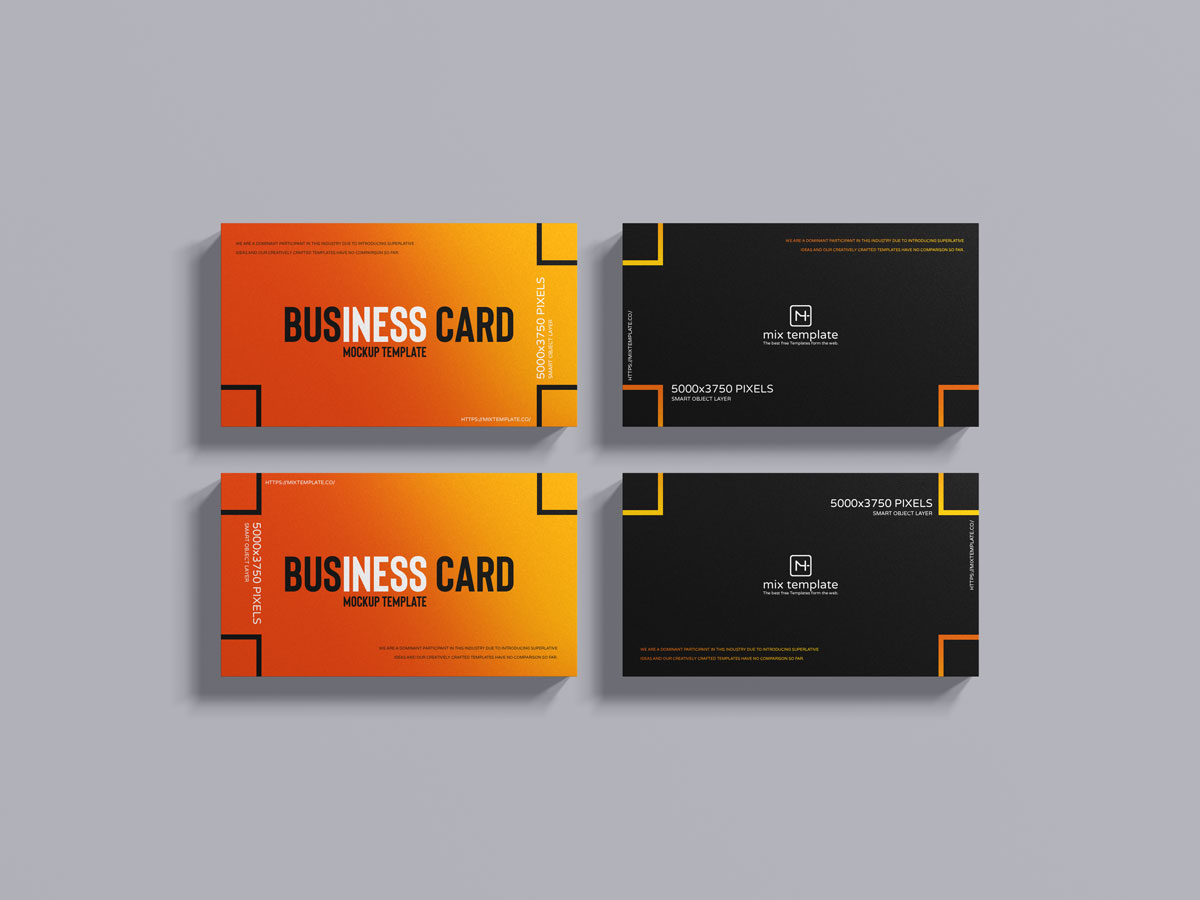Free-Premium-US-Size-Business-Card-Mockup-Design