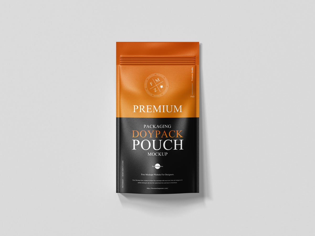 Free-Doypack-Pouch-Packaging-Mockup-Design
