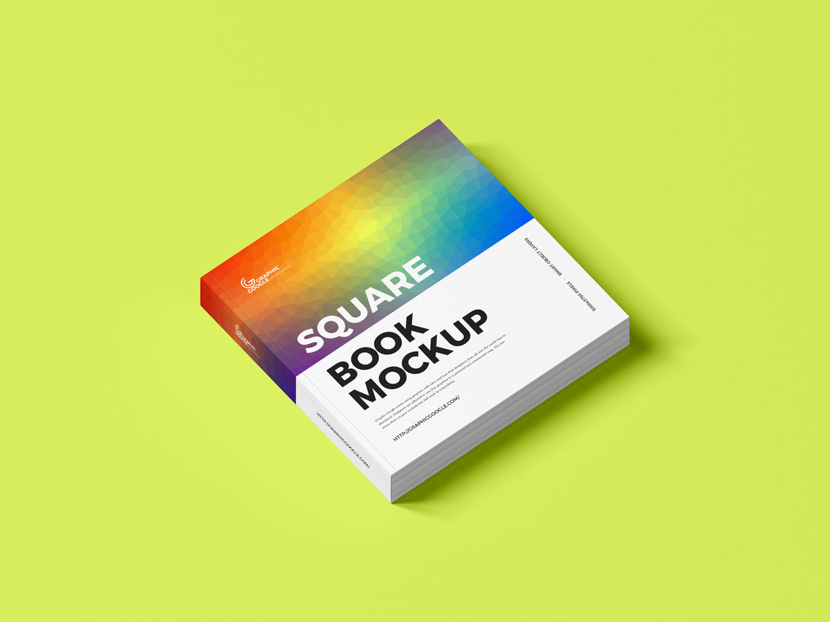 Free-Square-Book-Mockup-Design