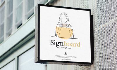 Free-Advertisement-Square-Signboard-Mockup-Design