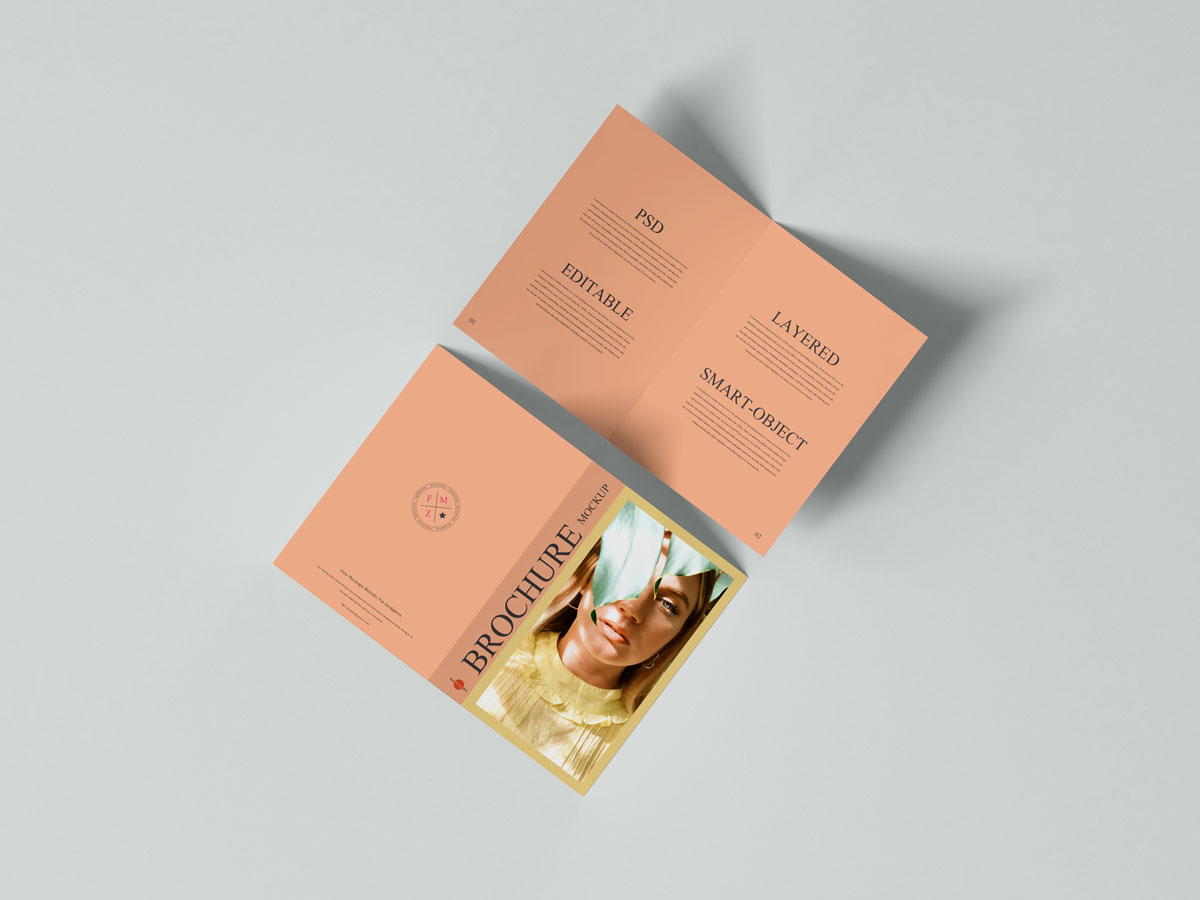 Free-Modern-Bi-Fold-Brochure-Mockup-Design