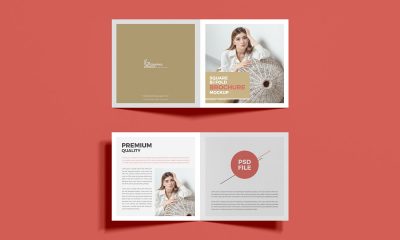Free-Premium-Top-View-Square-Brochure-Mockup-Design