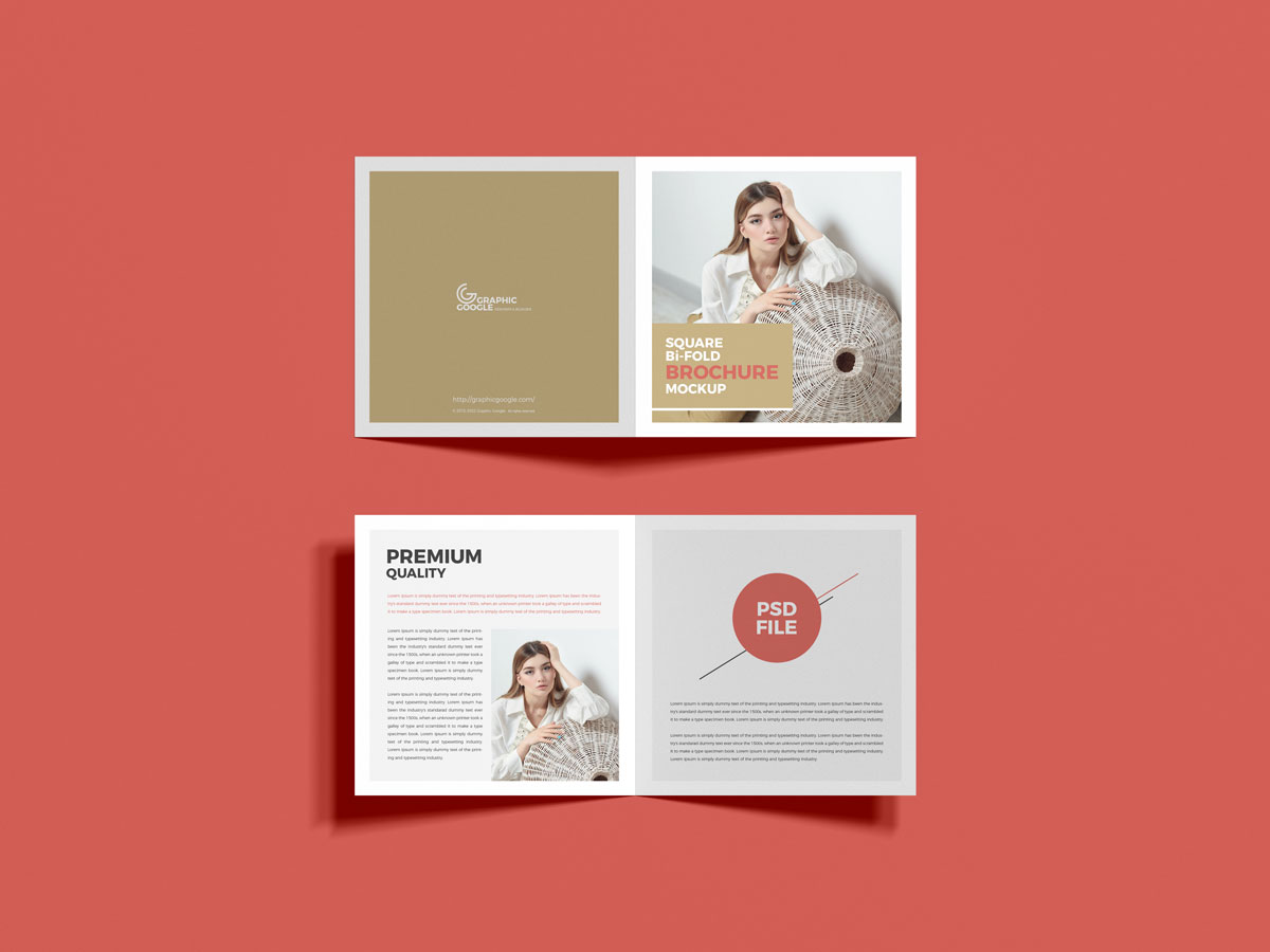 Free-Premium-Top-View-Square-Brochure-Mockup-Design