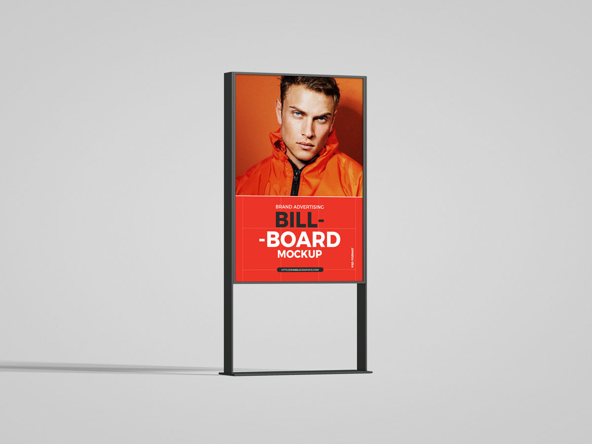 Free-Standing-Advertising-Billboard-Mockup-Design